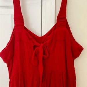Target Knox Rose Tiered Tie-back Maxi Dress, Size XXL
